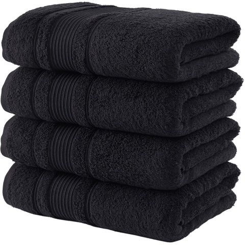 Qute Home towel close-up of cotton pile highlighting softness and durable fibers