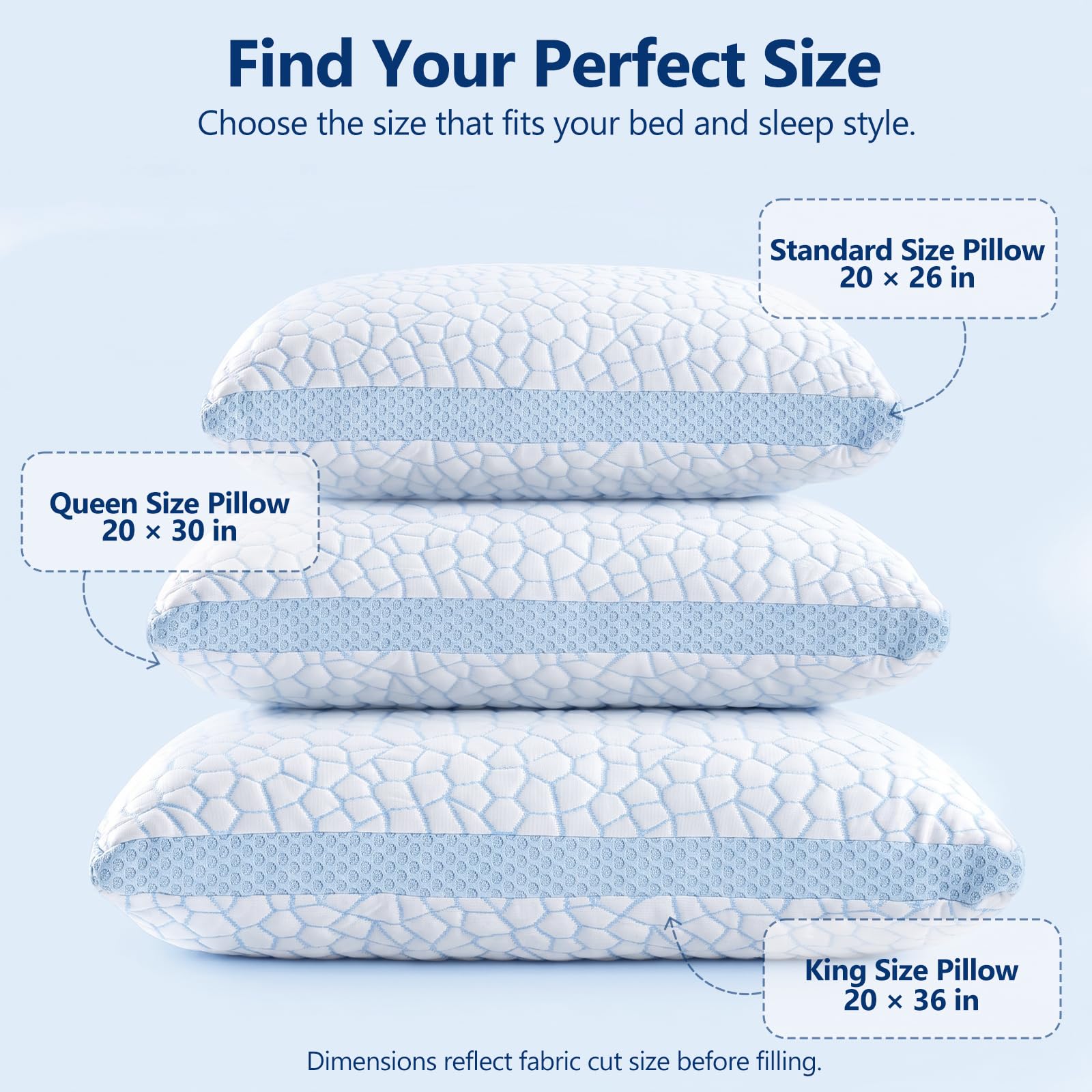 qutool pillows styled on bed in modern bedroom highlighting elegant look and luxury