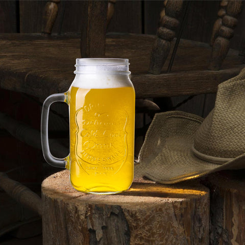QWEZXO side profile with ice demonstrating large capacity and chilled drink visibility