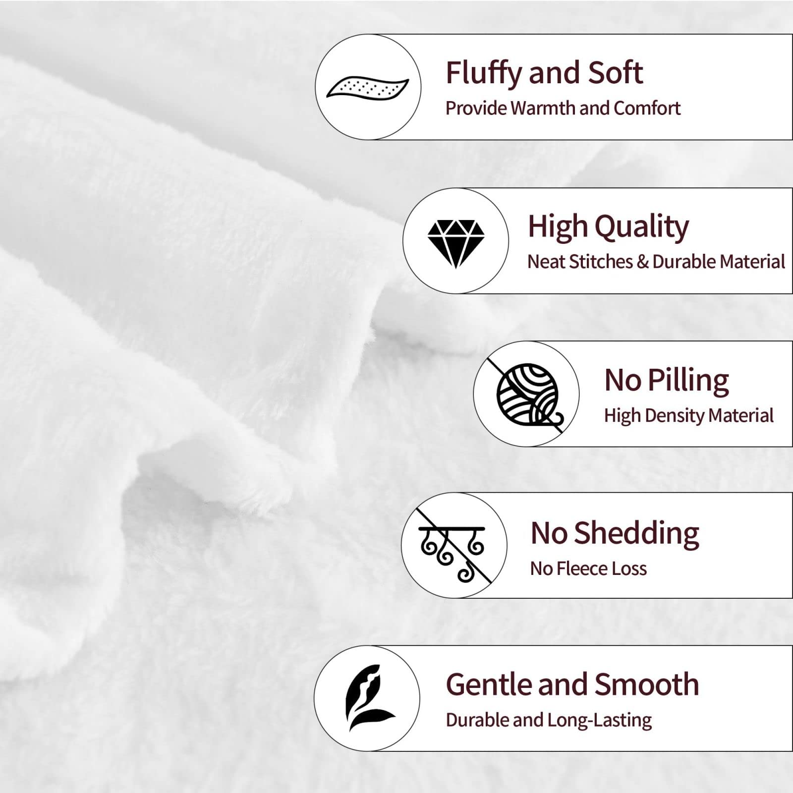 qwwymgs blanket spread on bed showing smooth wrinkle-resistant surface