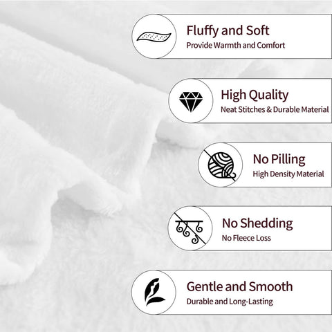qwwymgs blanket spread on bed showing smooth wrinkle-resistant surface