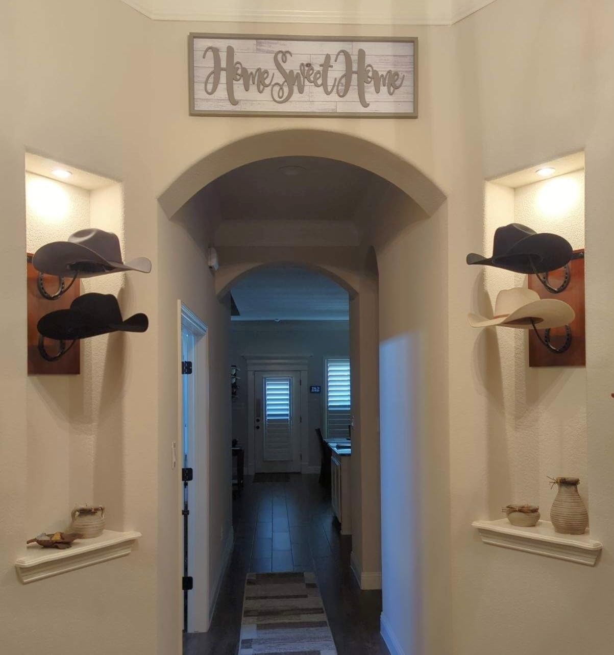 R828 Ranch mounted on drywall with anchors demonstrating easy installation benefit