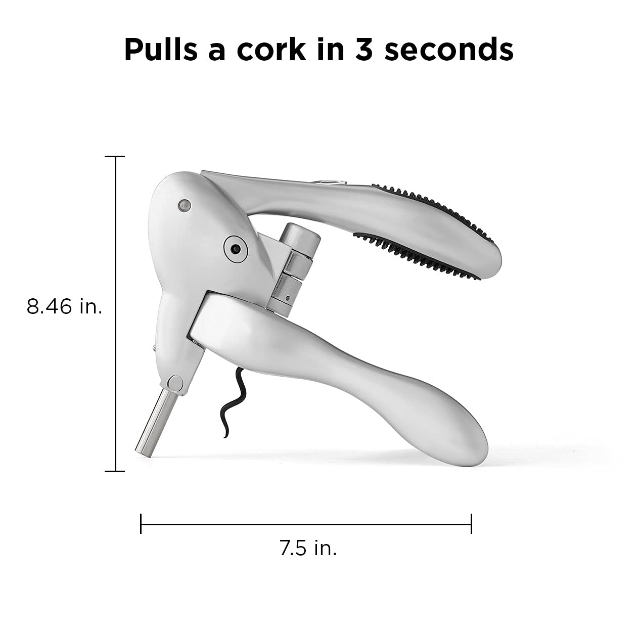 Rabbit foil cutter detail highlighting blade design, fast foil removal benefit