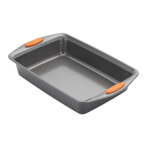 Rachael Ray pan and lid in dishwasher for convenient cleanup benefit