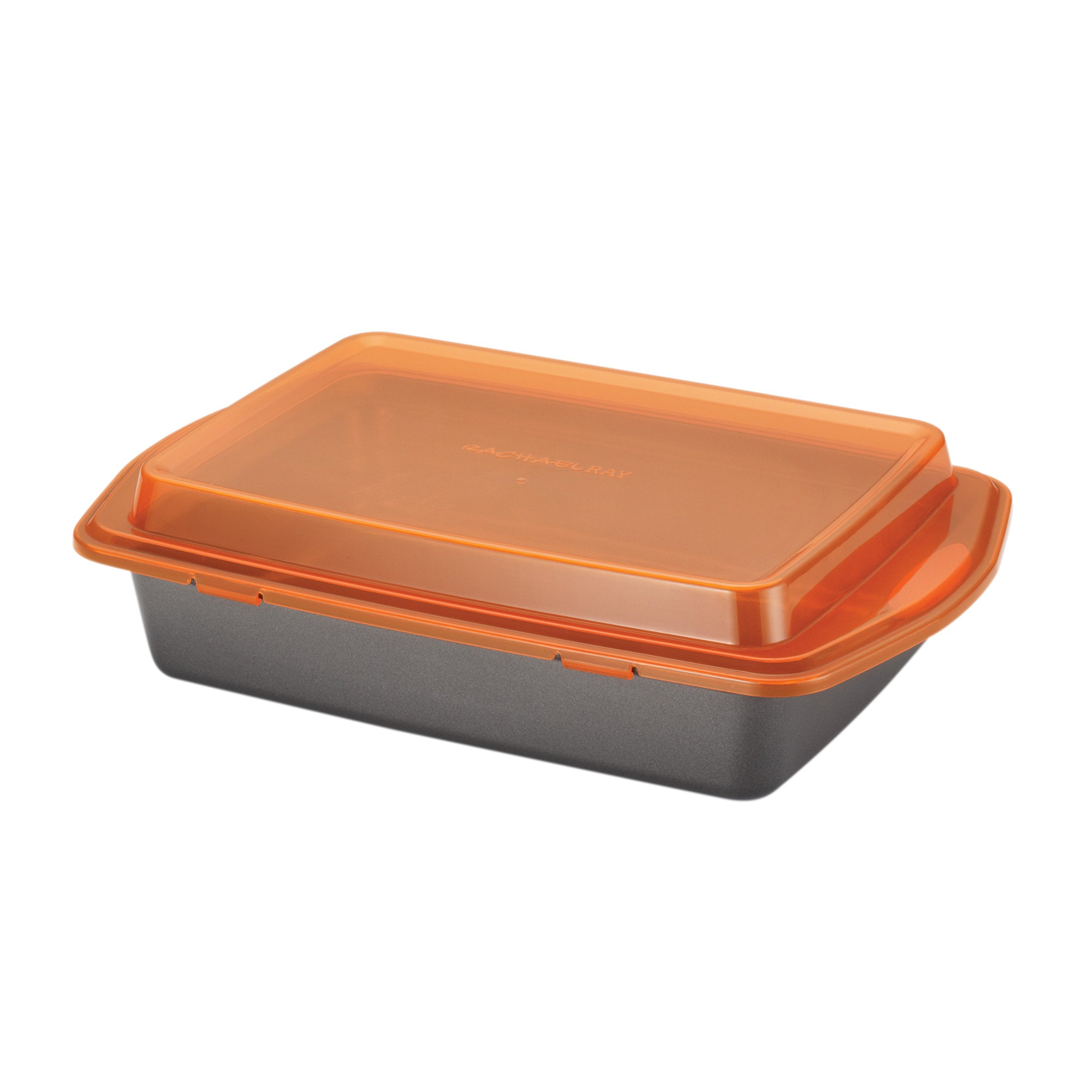 Rachael Ray pan inside oven demonstrating oven-safe performance benefit