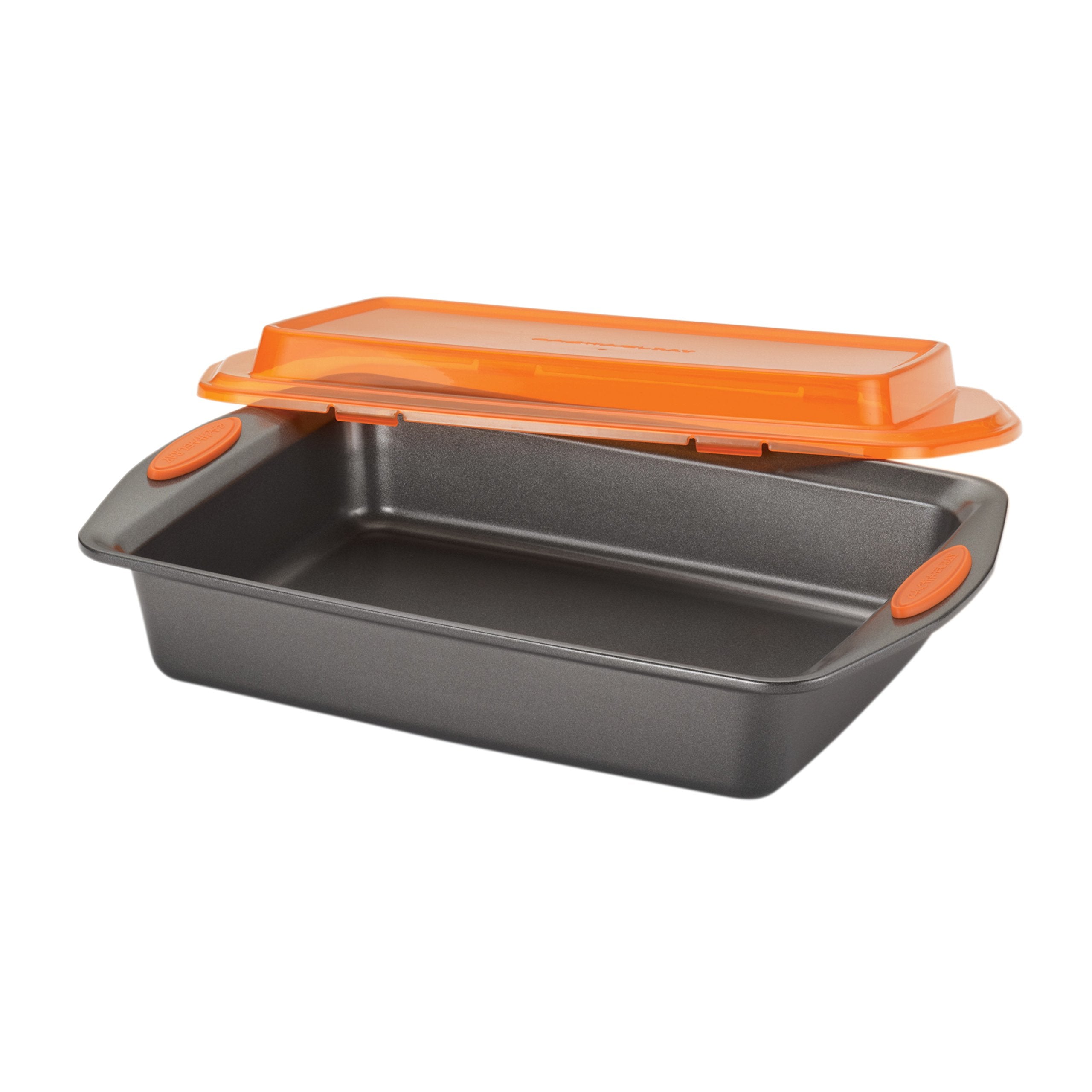 Rachael Ray nonstick surface close-up showing easy food release benefit