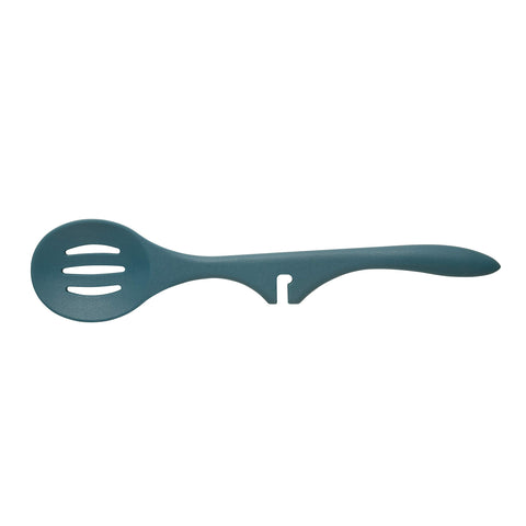 Rachael Ray utensils beside a saucepan showing 12-inch length for safe reach and comfortable use