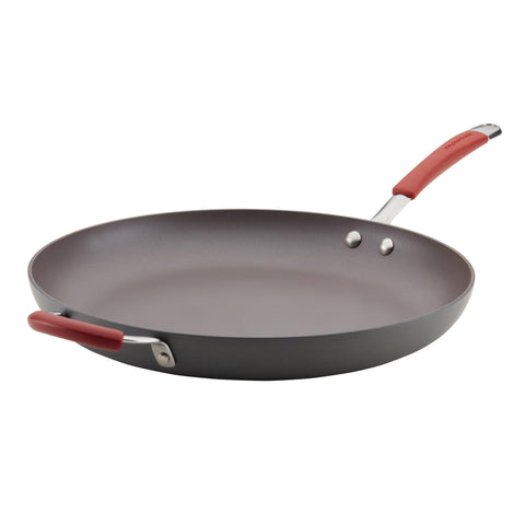 Rachael Ray Cucina front view showing full 14-inch skillet and benefit of roomy cooking area