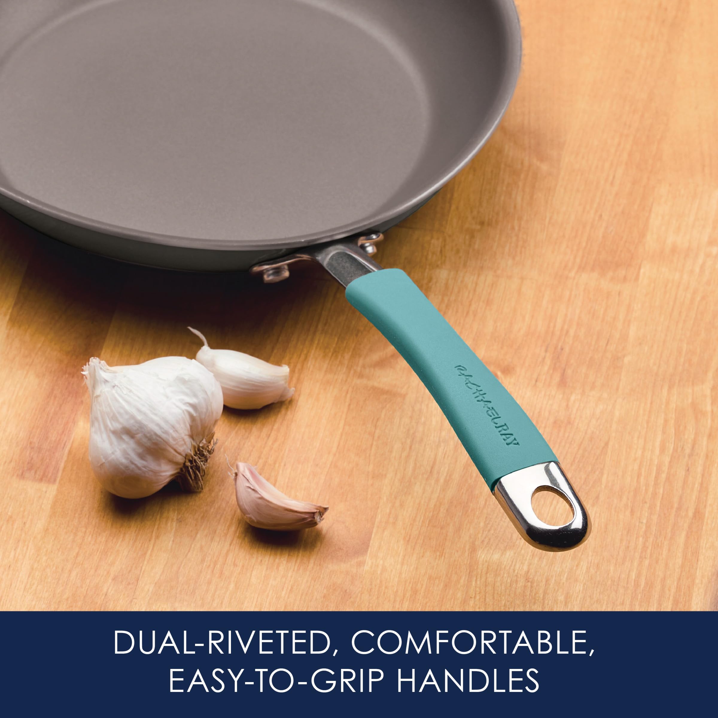 Rachael Ray sauté pan in use for one-pan meals and even browning