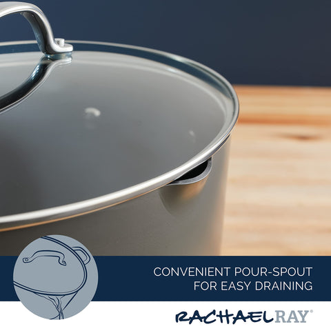 Rachael Ray close-up of nonstick interior for easy release and simpler cleanup