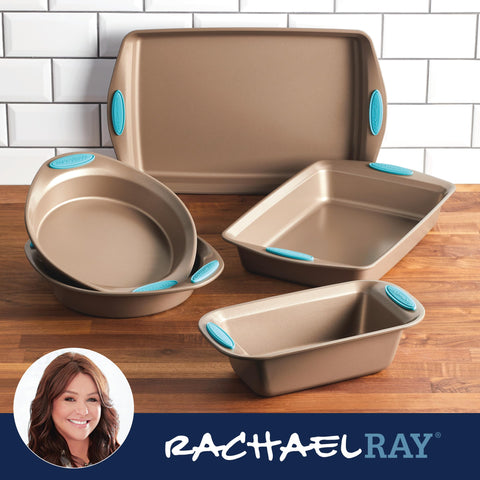 Rachael Ray nonstick surface texture close-up illustrating quick-release performance