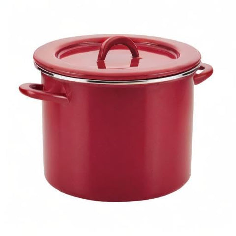 Rachael Ray stockpot in a kitchen lifestyle scene stylish and functional