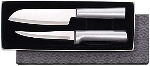 RADA knives next to hand for scale showing compact, user-friendly sizes