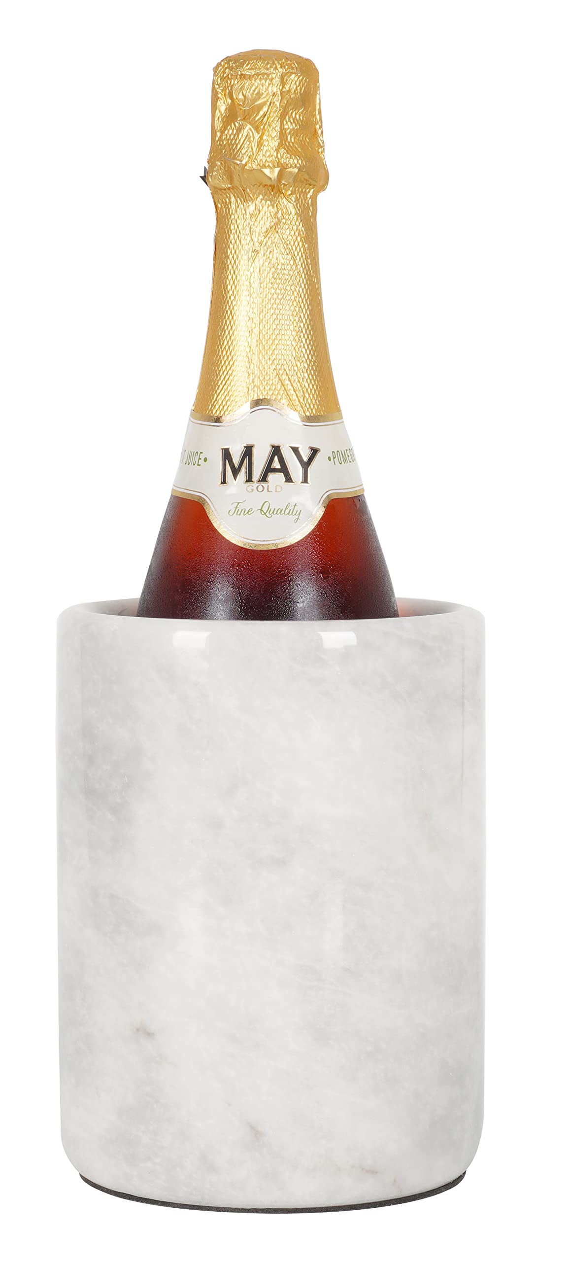 Radicaln marble front view showing smooth white finish and elegant profile