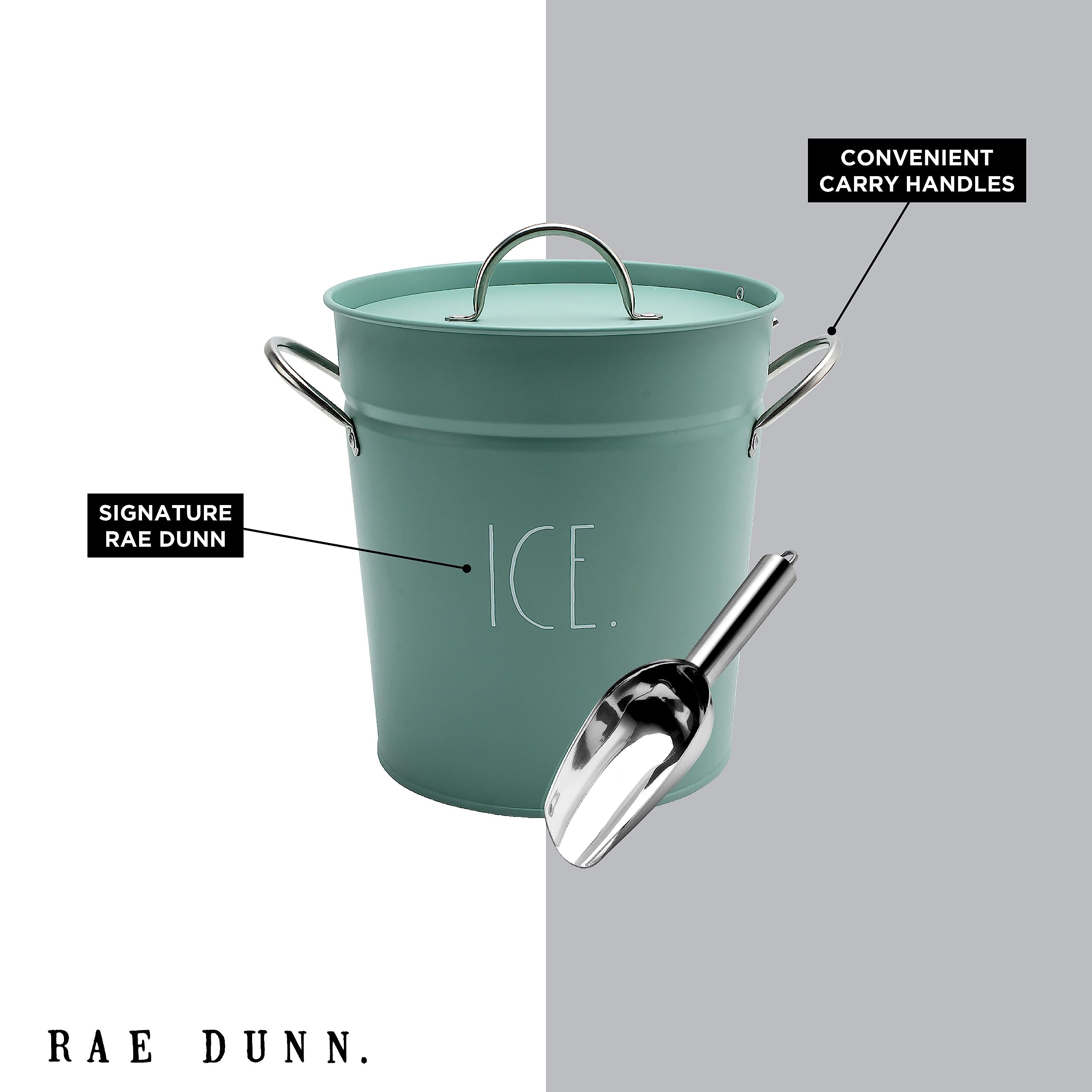 Rae Dunn brand label close-up highlighting signature design and quality