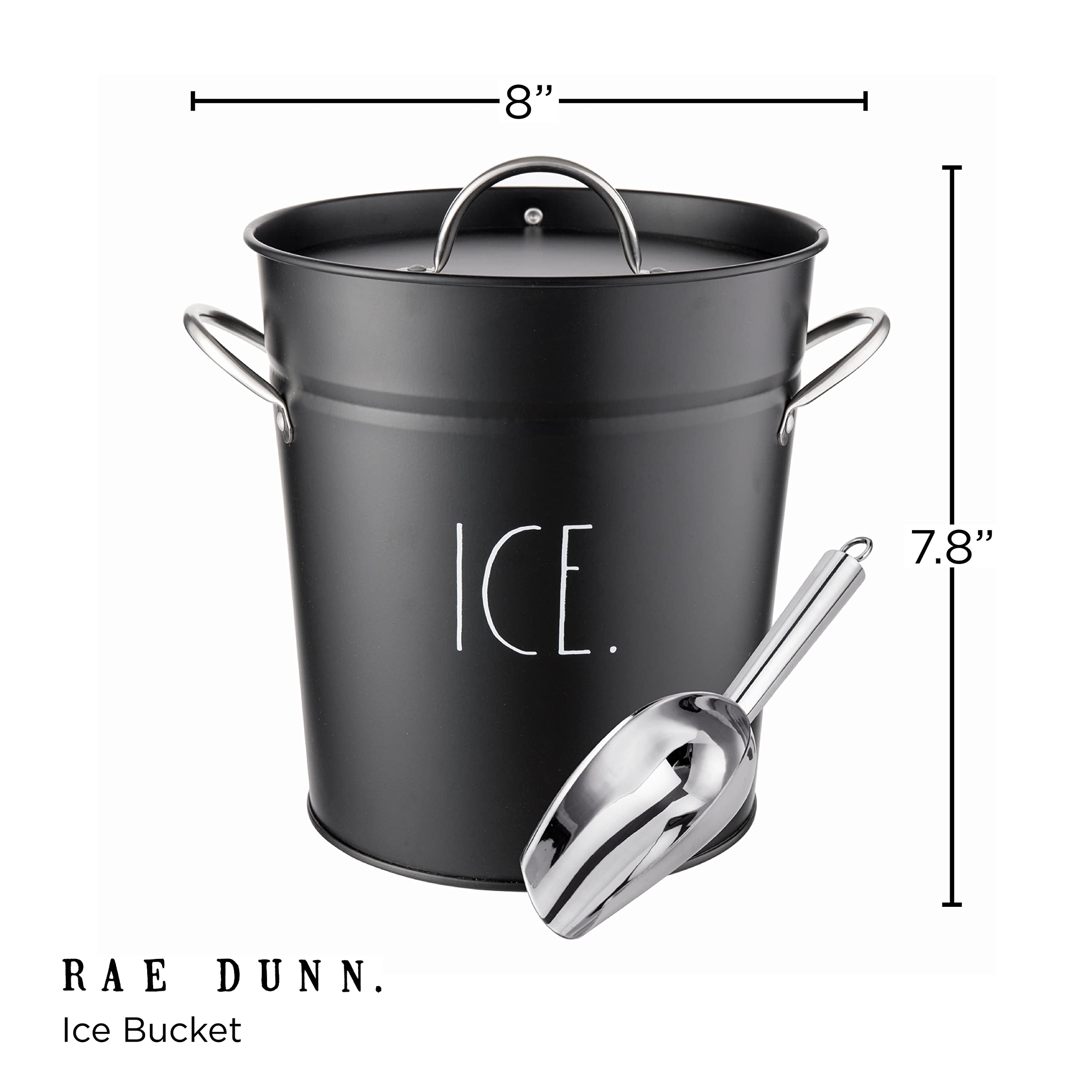 Rae Dunn scooper detail for hygienic ice serving and quick portioning