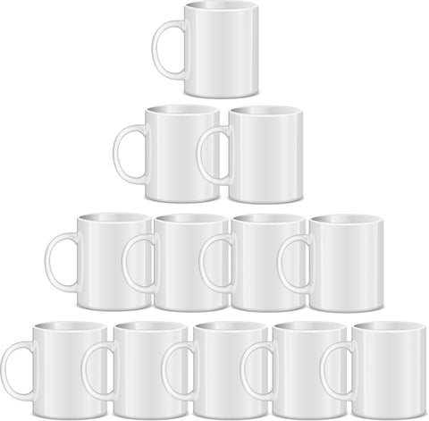 RAINBOWTIE front view of 12-pack mugs showing packaging and benefit of quantity