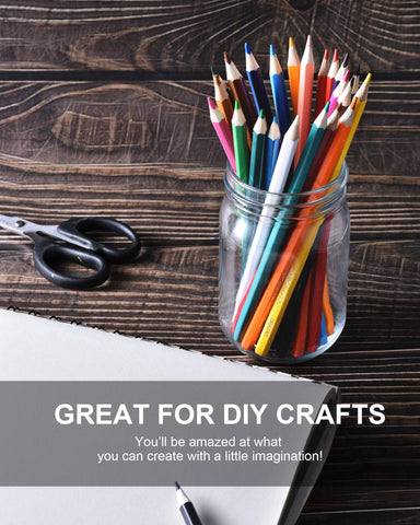 Rainforce jars with chalkboard labels arranged for craft presentation