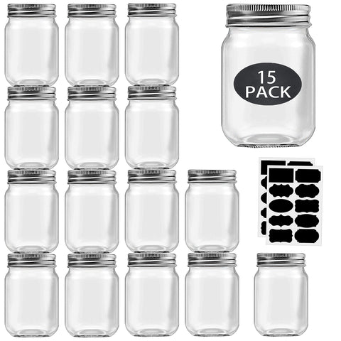 Rainforce front packaging showing 15-pack jars and clear view for organized storage
