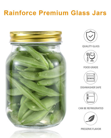 Rainforce gold lid threads and plastisol liner showing airtight benefit