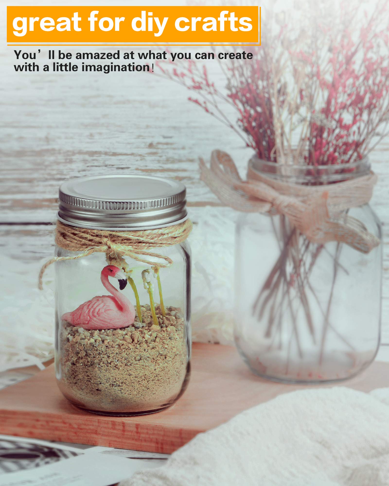 Rainforce jar being filled illustrating convenient 2.5 inch opening and pouring