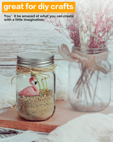 Rainforce jar being filled illustrating convenient 2.5 inch opening and pouring