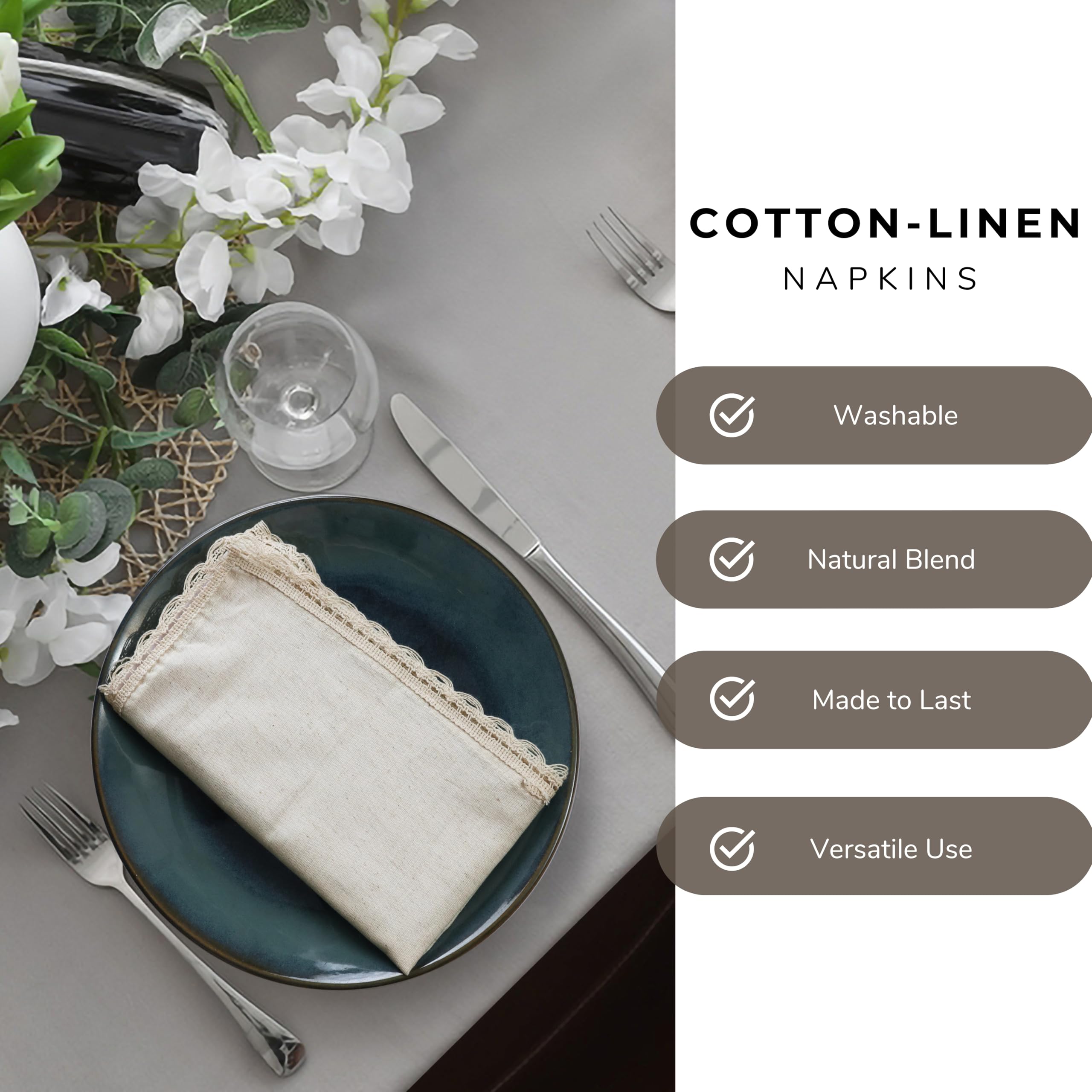 Ramanta Home hem and edge detail highlighting durable stitching and finish