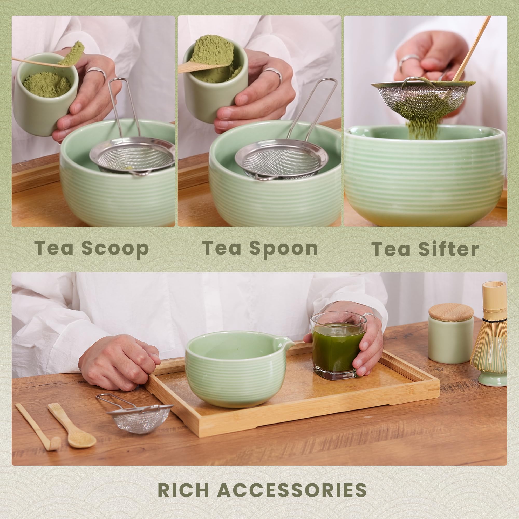 RANERANE complete matcha set in gift box ready for gifting and elegant presentation