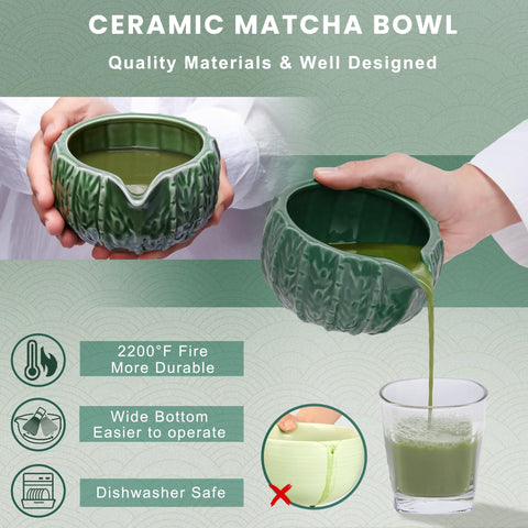 RANERANE stainless sifter detail ensuring lump-free matcha texture