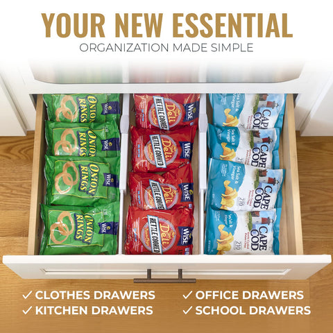 RAPTUROUS divider separating kitchen utensils demonstrating tidy storage and easy access