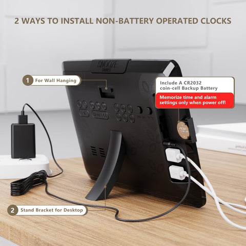 Raynic rear view with battery compartment open to show backup power benefit