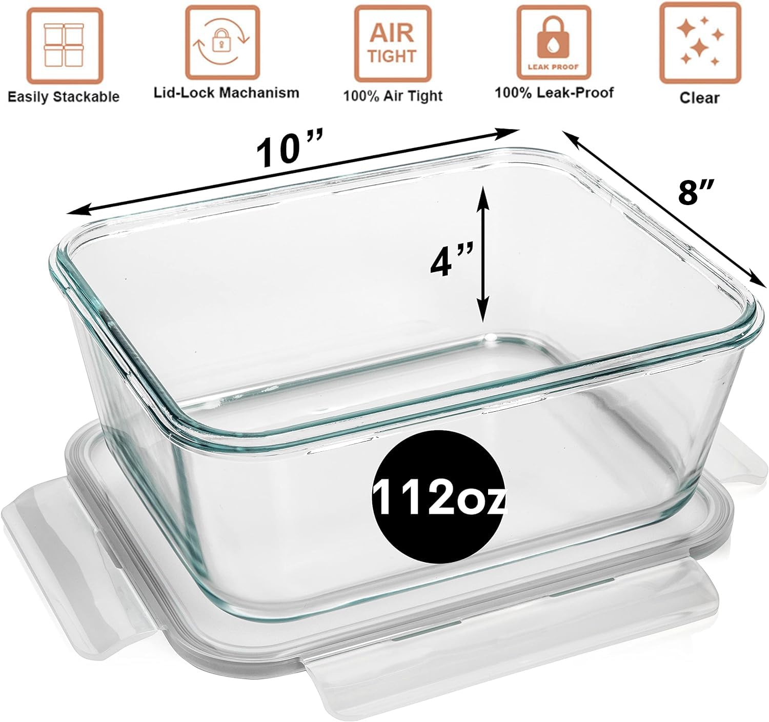 Razab baked casserole in container illustrating oven-safe glass and easy serving