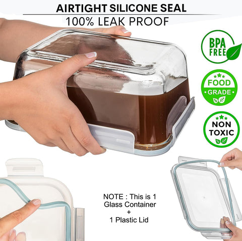 Razab lid close-up showing silicone gasket and airtight seal benefit