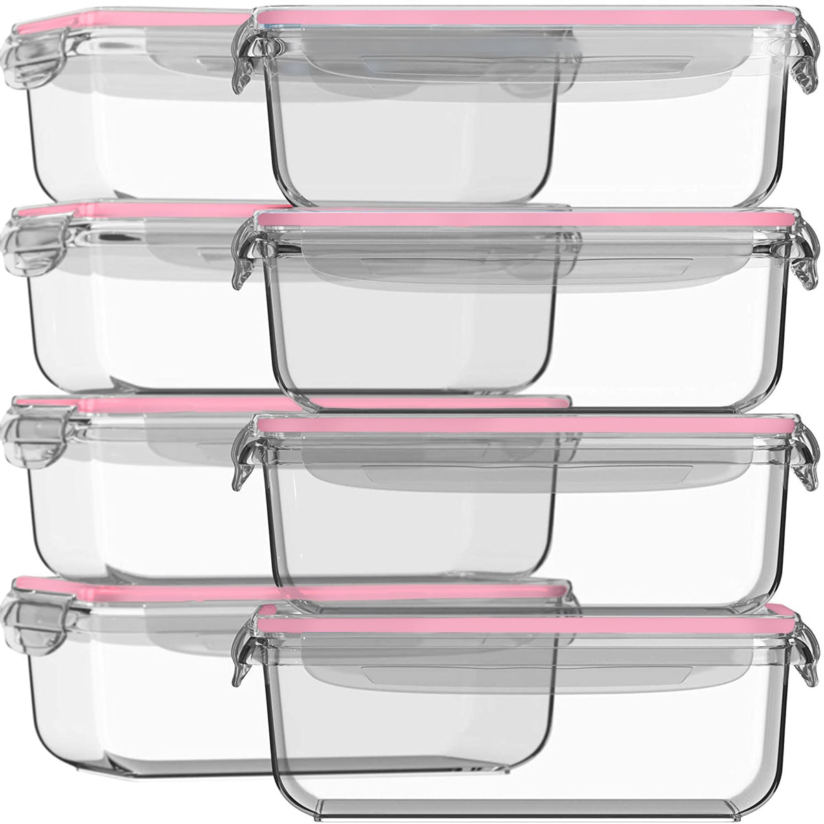 Razab front view of full 16-piece set showing neat storage benefit