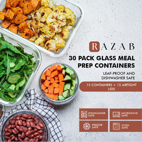 Razab size comparison with common items showing portion control clarity