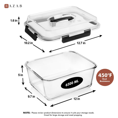 Razab side profile filled with casserole demonstrates oven-to-table convenience