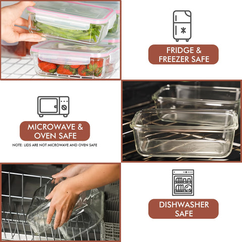 Razab stacked containers in fridge illustrating space-saving storage