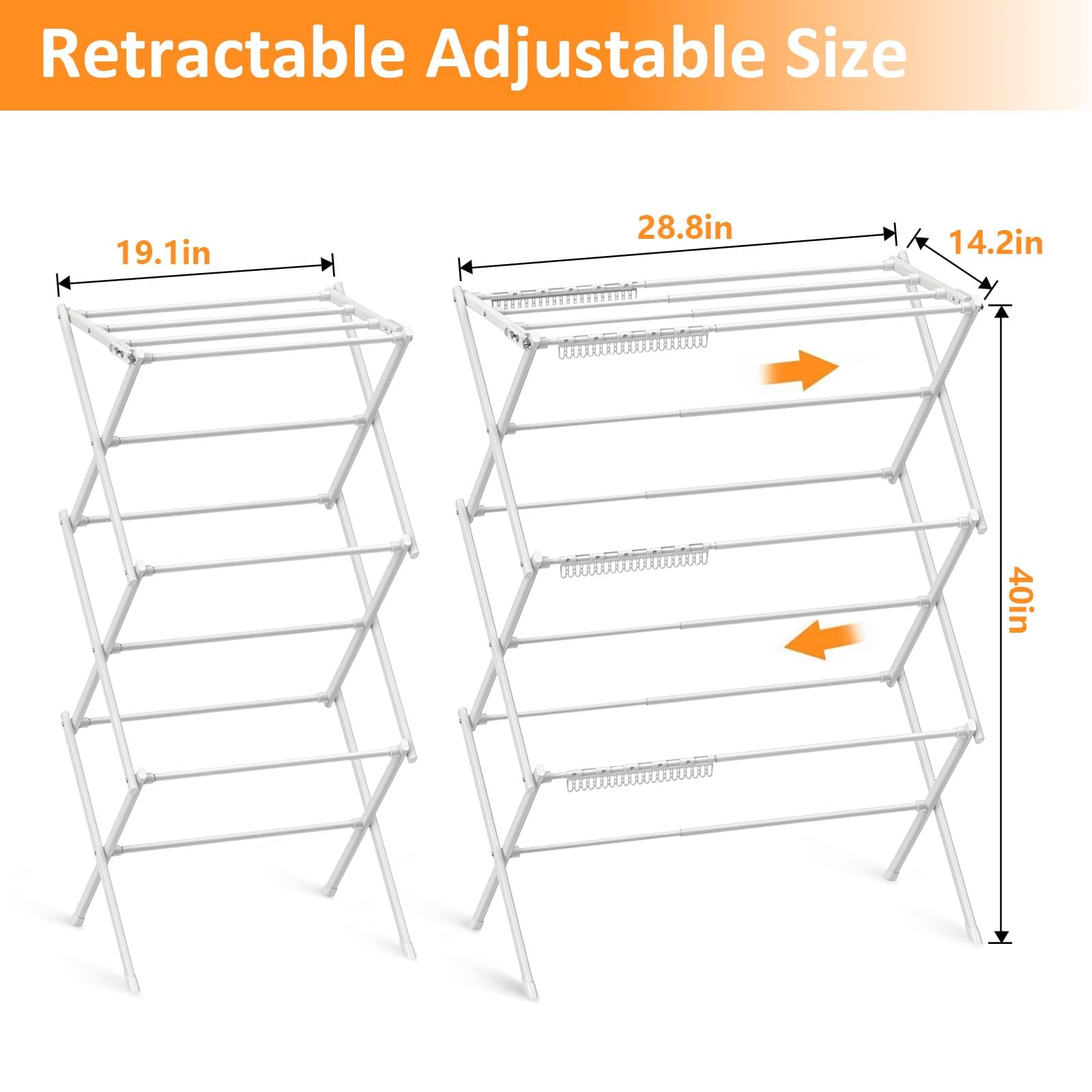 Rbitroise folded compact storage demonstrating portability and space saving