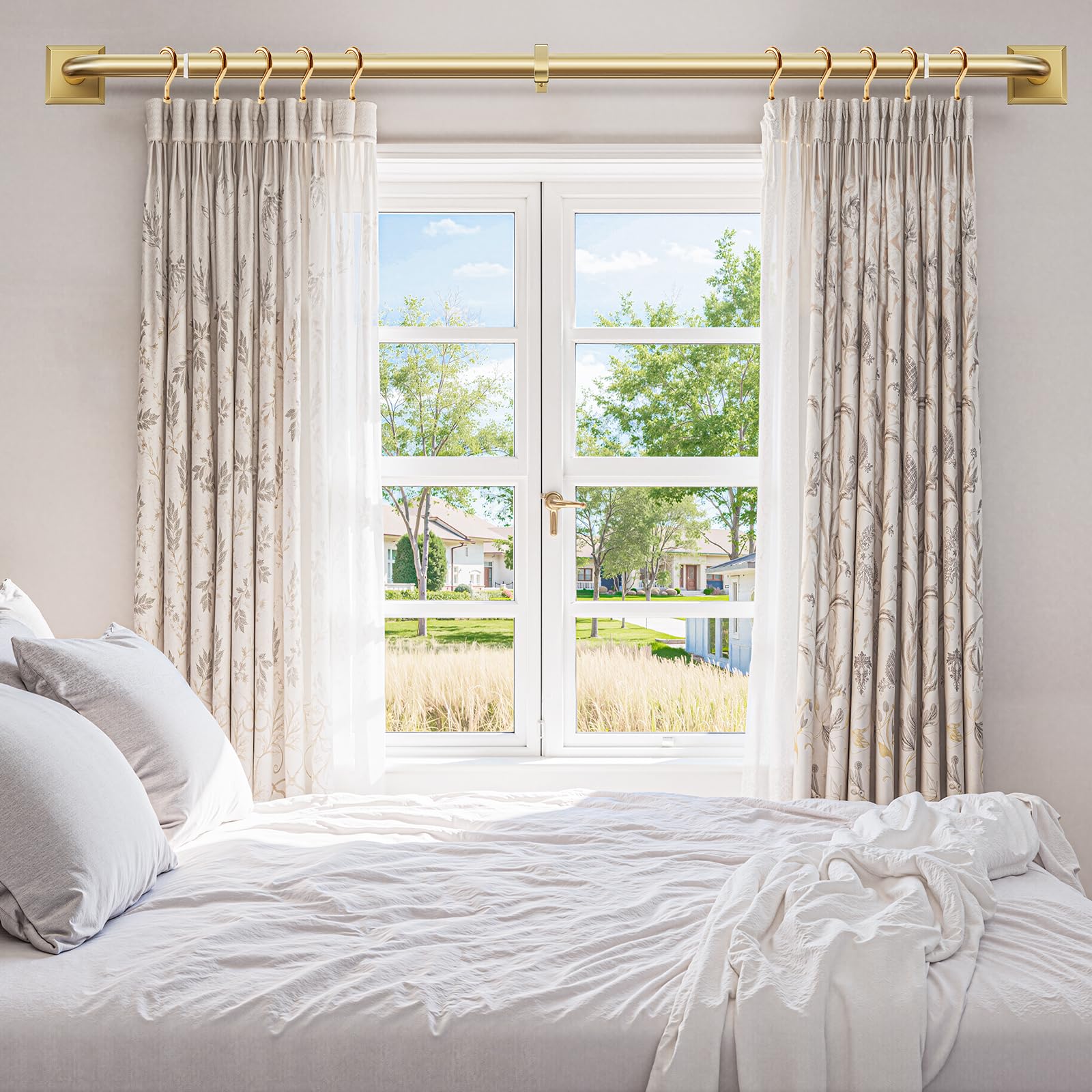 RBYCOS close-up of brushed gold finish highlighting muted satin tone and refined look
