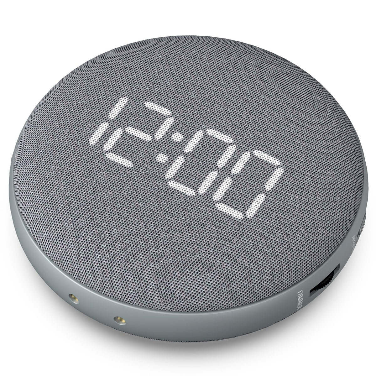 REACHER front view on nightstand showing clear display and bedside benefit