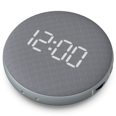 REACHER front view on nightstand showing clear display and bedside benefit
