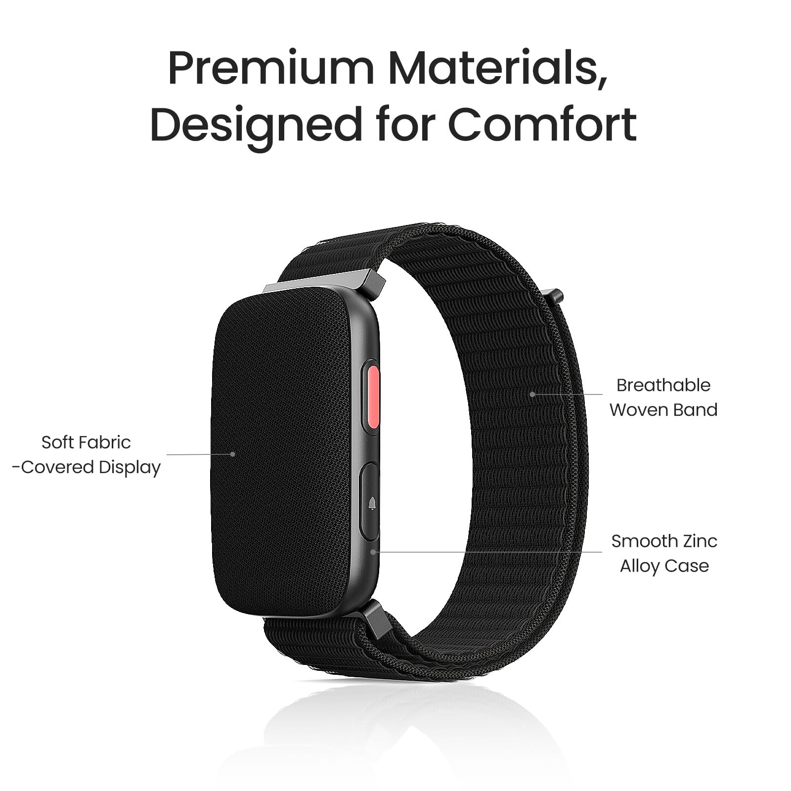REACHER next to ruler for wrist-size comparison showing versatile fit benefit