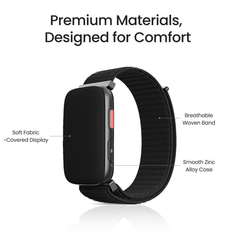 REACHER next to ruler for wrist-size comparison showing versatile fit benefit