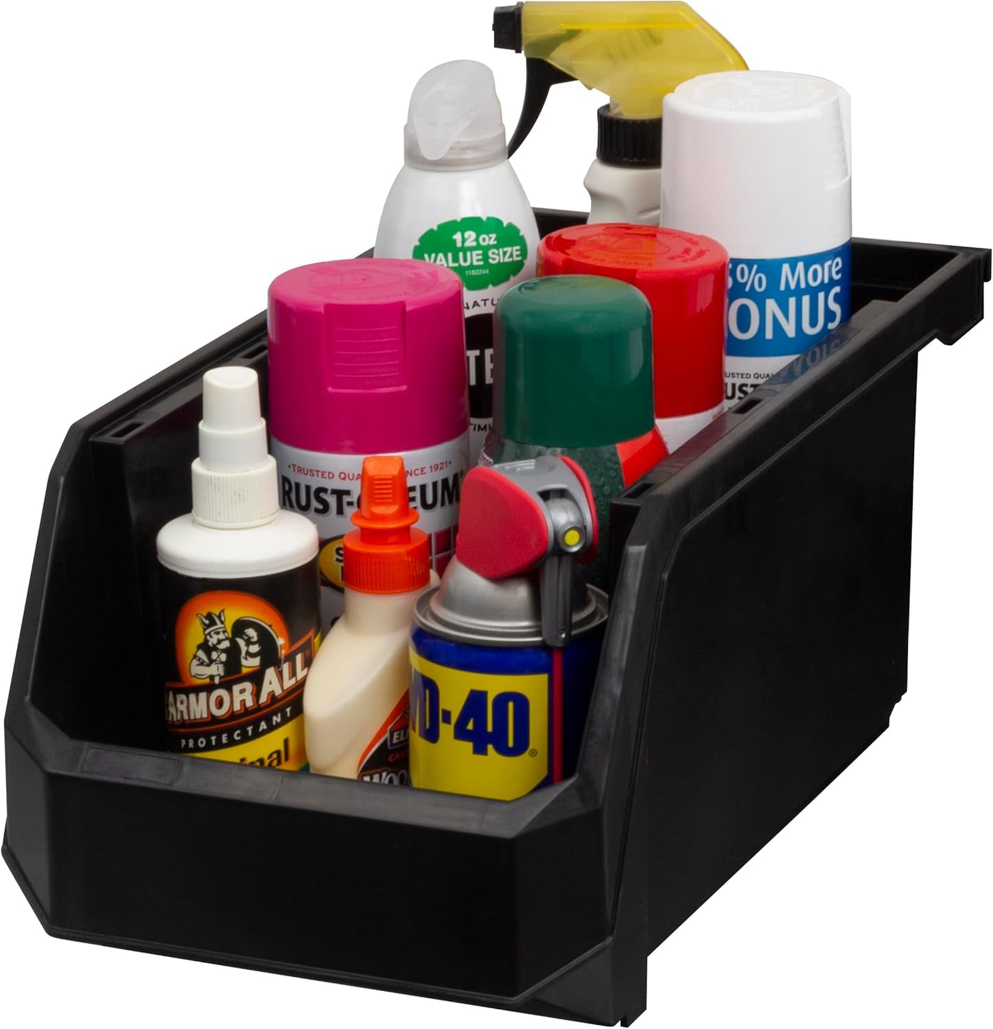 ReadySpace labeled bin front for clear identification
