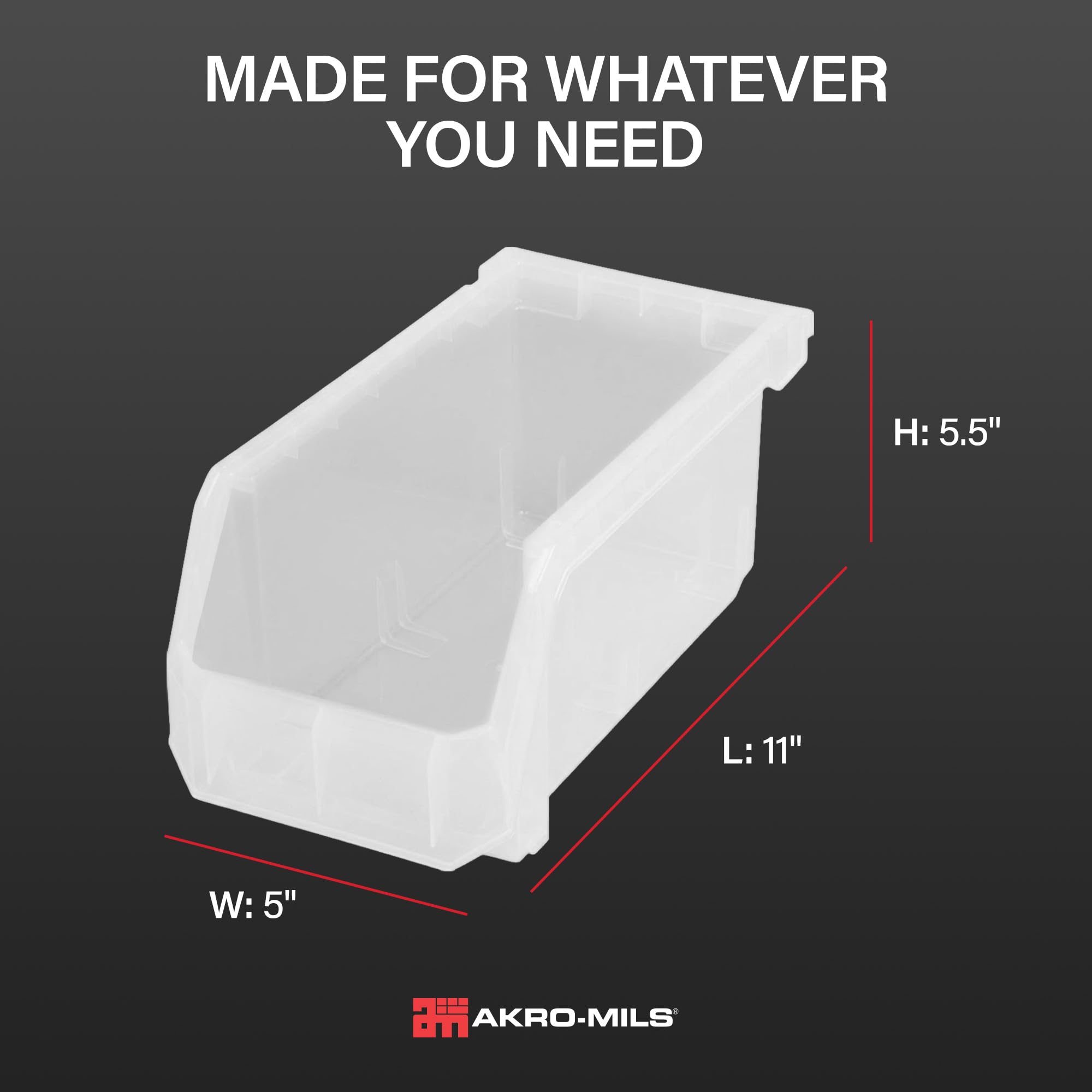 ReadySpace nested bins compactly stored to save space when not in use