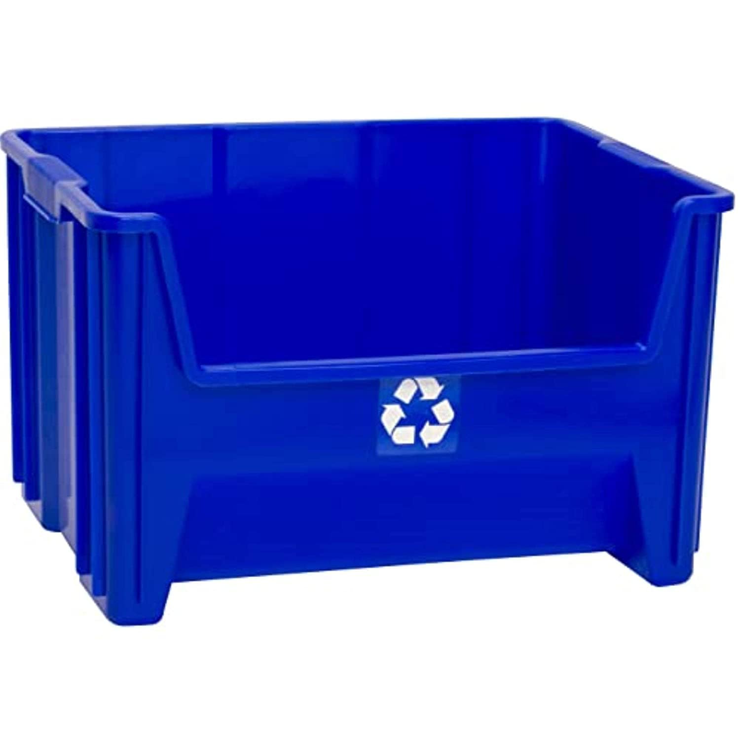 ReadySpace side view of stacked bins showing secure stability benefit