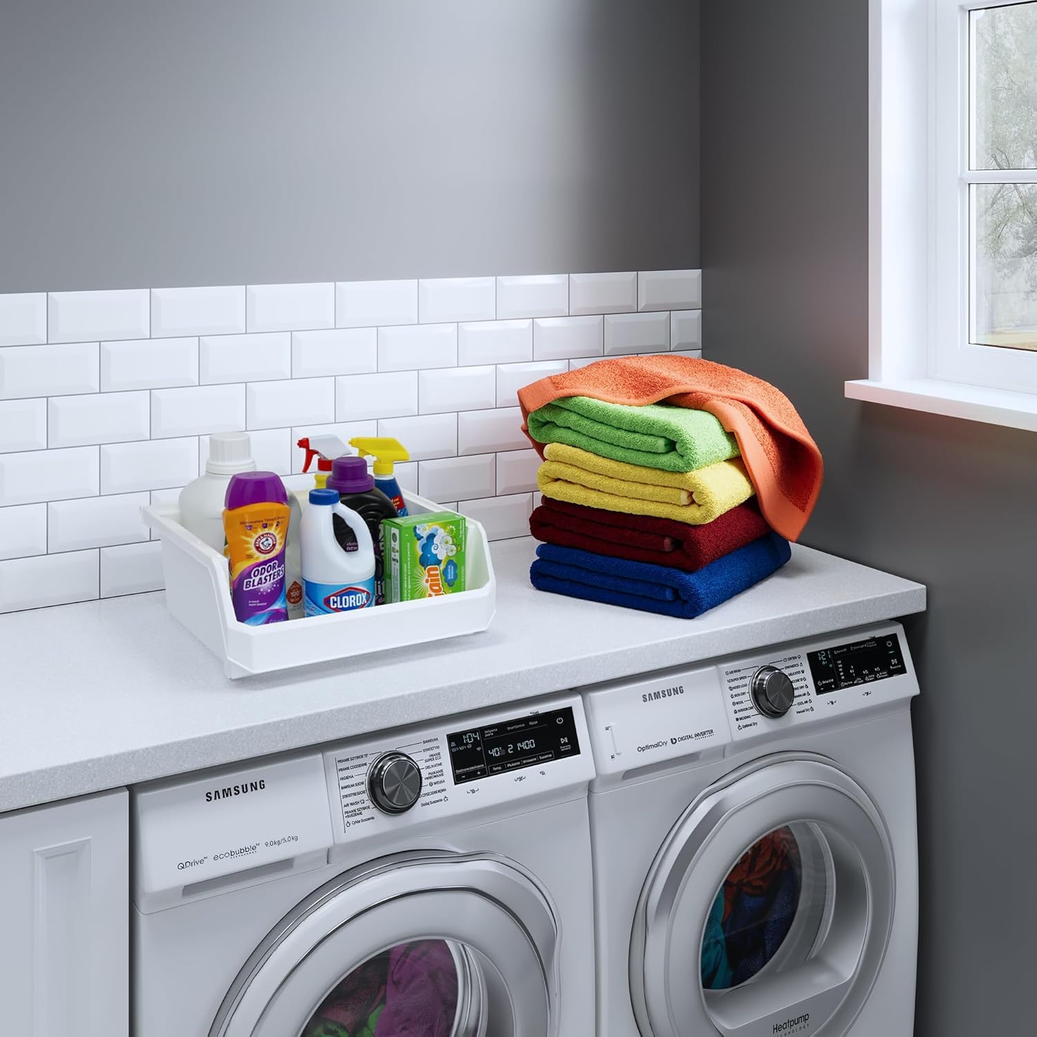 ReadySpace close-up of smooth plastic edge highlighting durable easy-clean surface