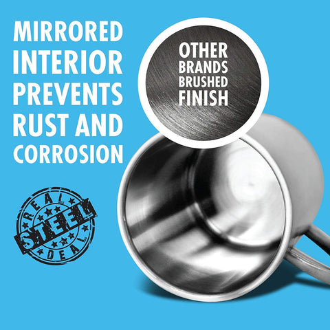 Real Deal Steel close-up of 304 stainless texture highlighting rust-resistant quality