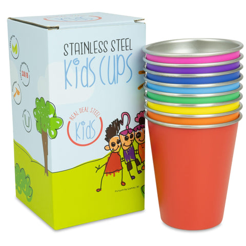 Real Deal Steel front packaging showing rainbow 8 pack and benefits