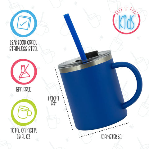Real Deal Steel straw stopper close-up preventing pull-out and reducing spills for kids